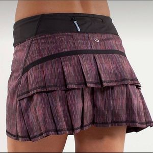 Lululemon Pace Setter Skirt / Run Skort / Tennis Skirt Size 8